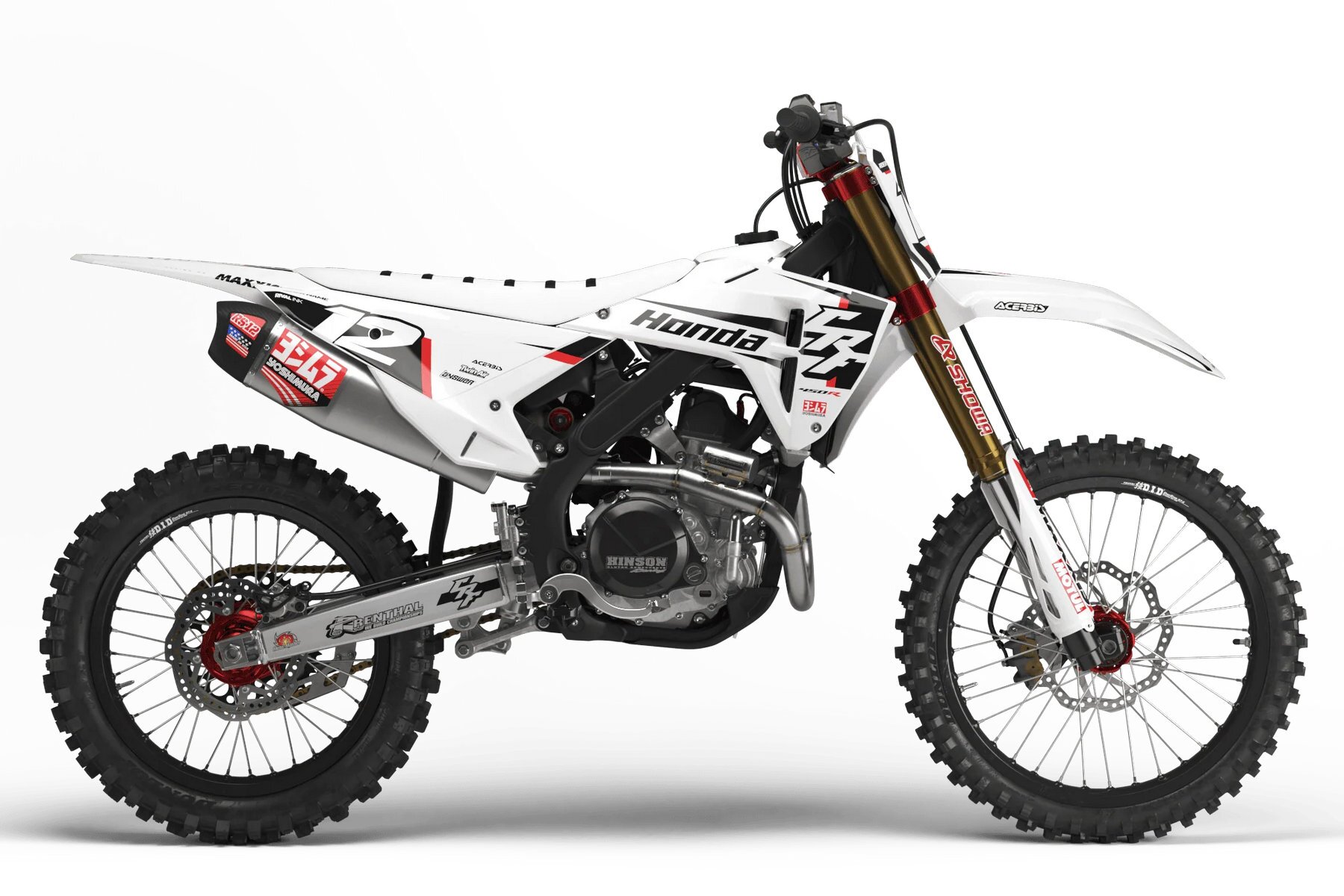 Dekor Factory Spade White Limited Edition passend für Honda – Bild 1