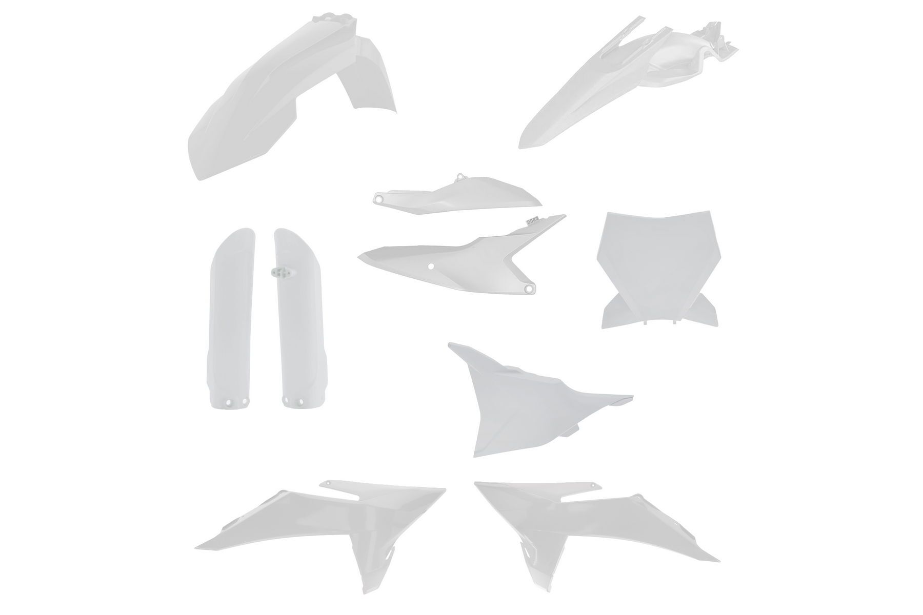 Acerbis Plastik Full Kit passend für KTM SX85 2025 – 2026 Weiß – Bild 1