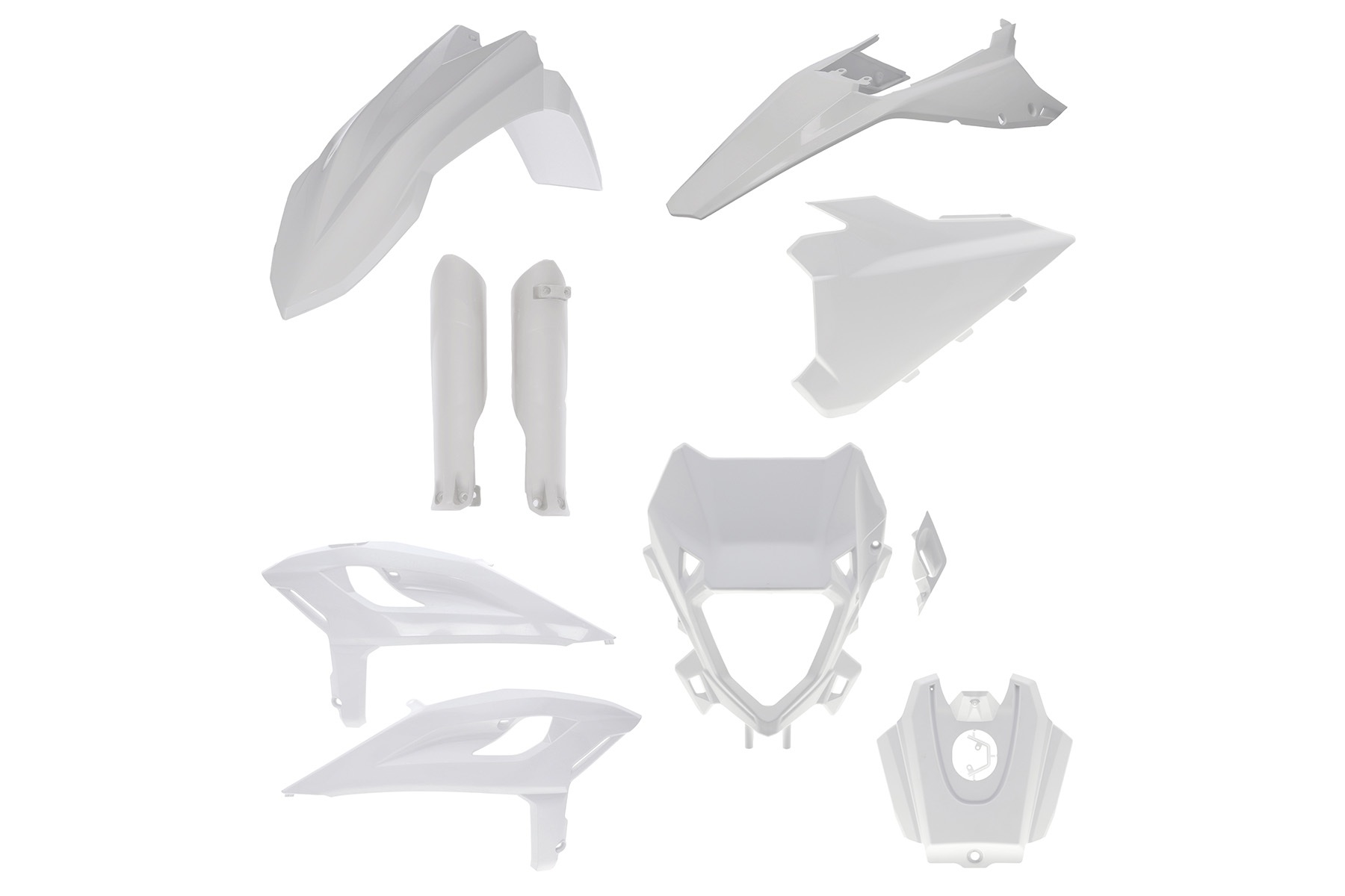 Acerbis Plastik Full Kit passend für Beta RR und Beta RR X-Pro 2025 – 2026 Weiß – Bild 1