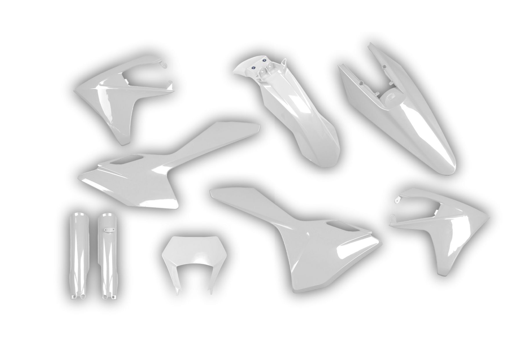 Acerbis Plastik Full Kit passend für Gas Gas EC EC-F 2024 – 2025 Weiß – Bild 1