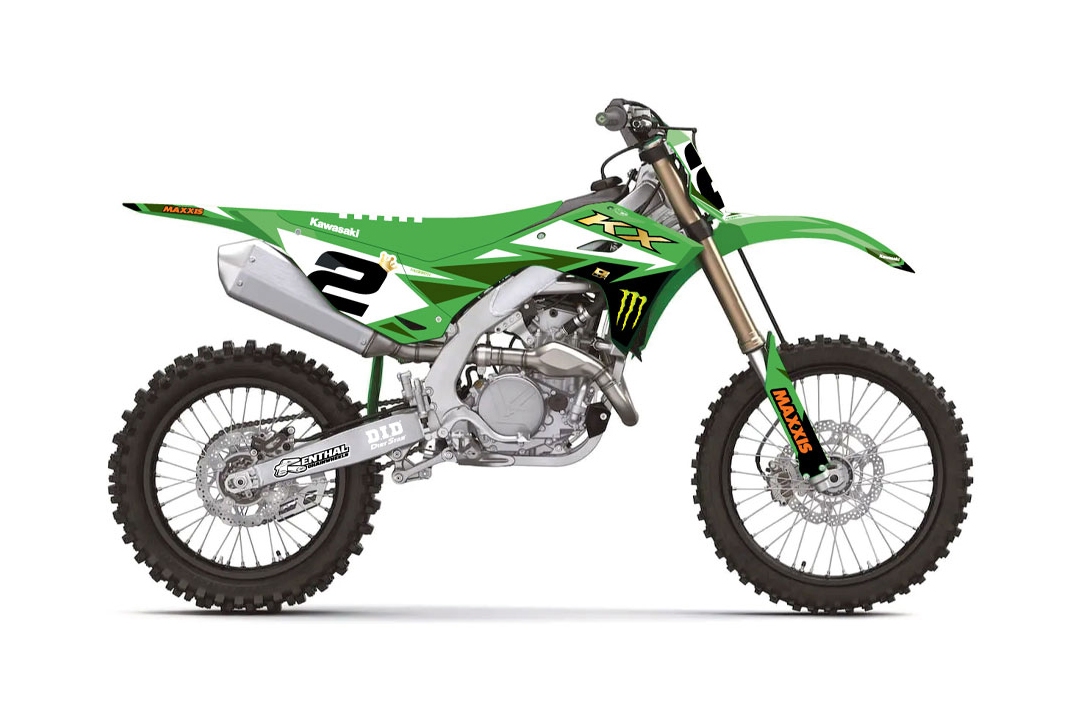 Dekor Monster Energy 2024 Jeremy McGrath Edition passend für Kawasaki – Bild 1