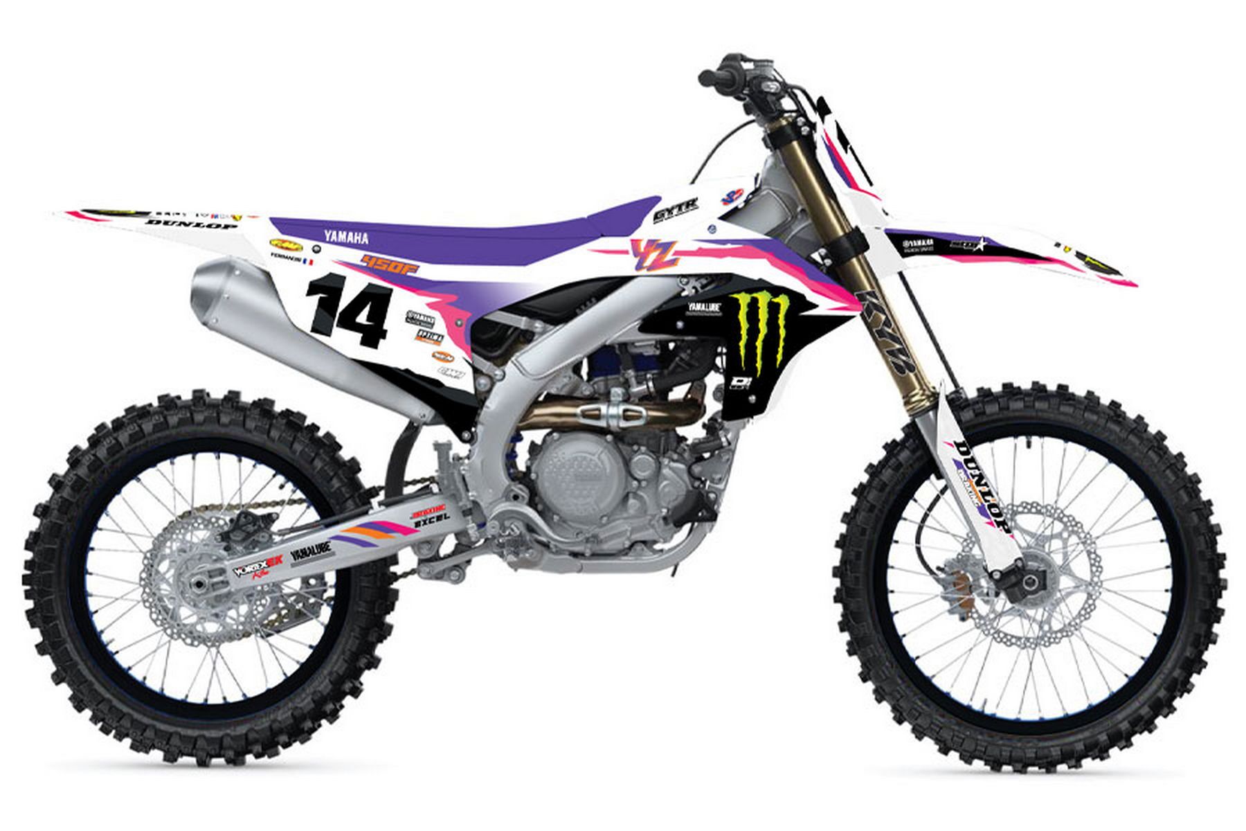 Dekor Monster Energy | Star Racing 2023 Retro Edition passend für Yamaha – Bild 1