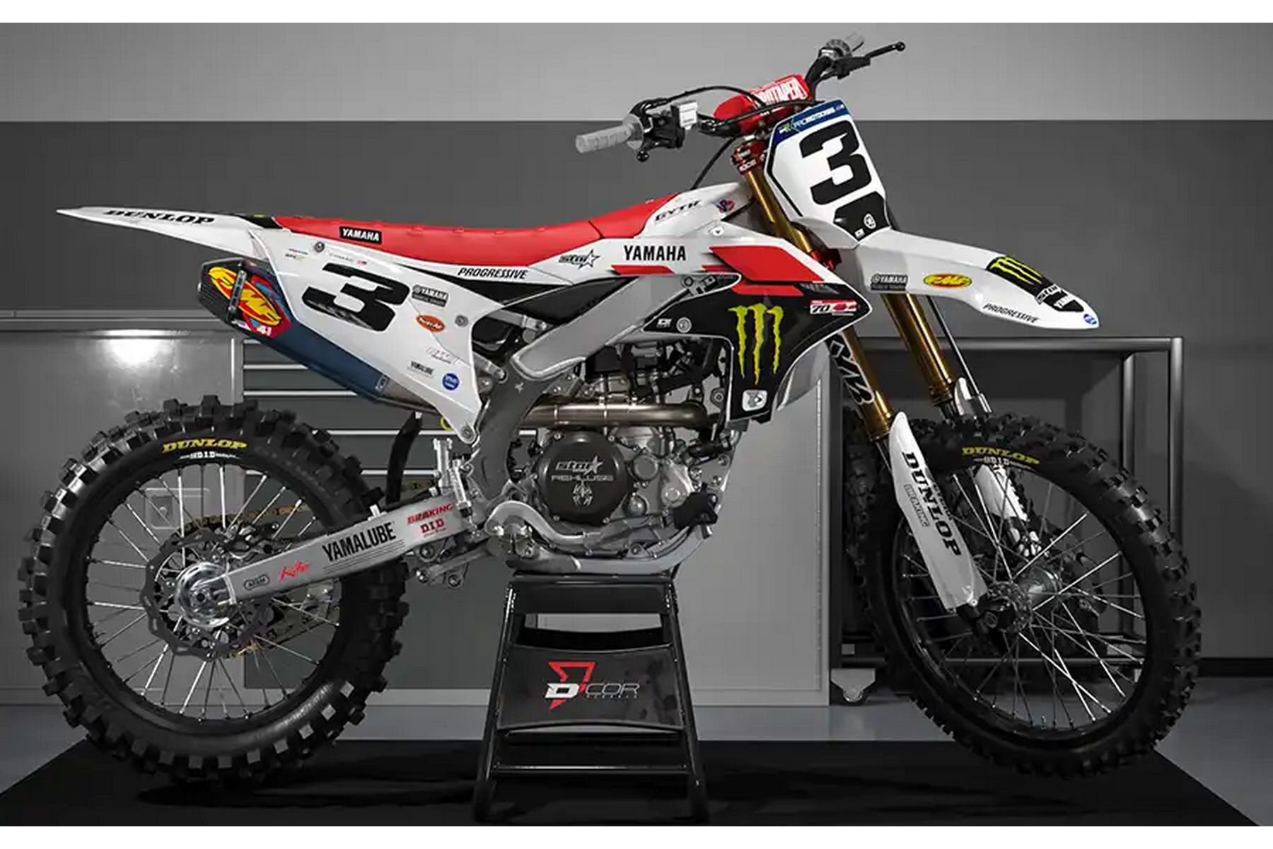 Dekor Monster Energy | Star Racing 2025 Retro Edition V1 passend für Yamaha – Bild 1