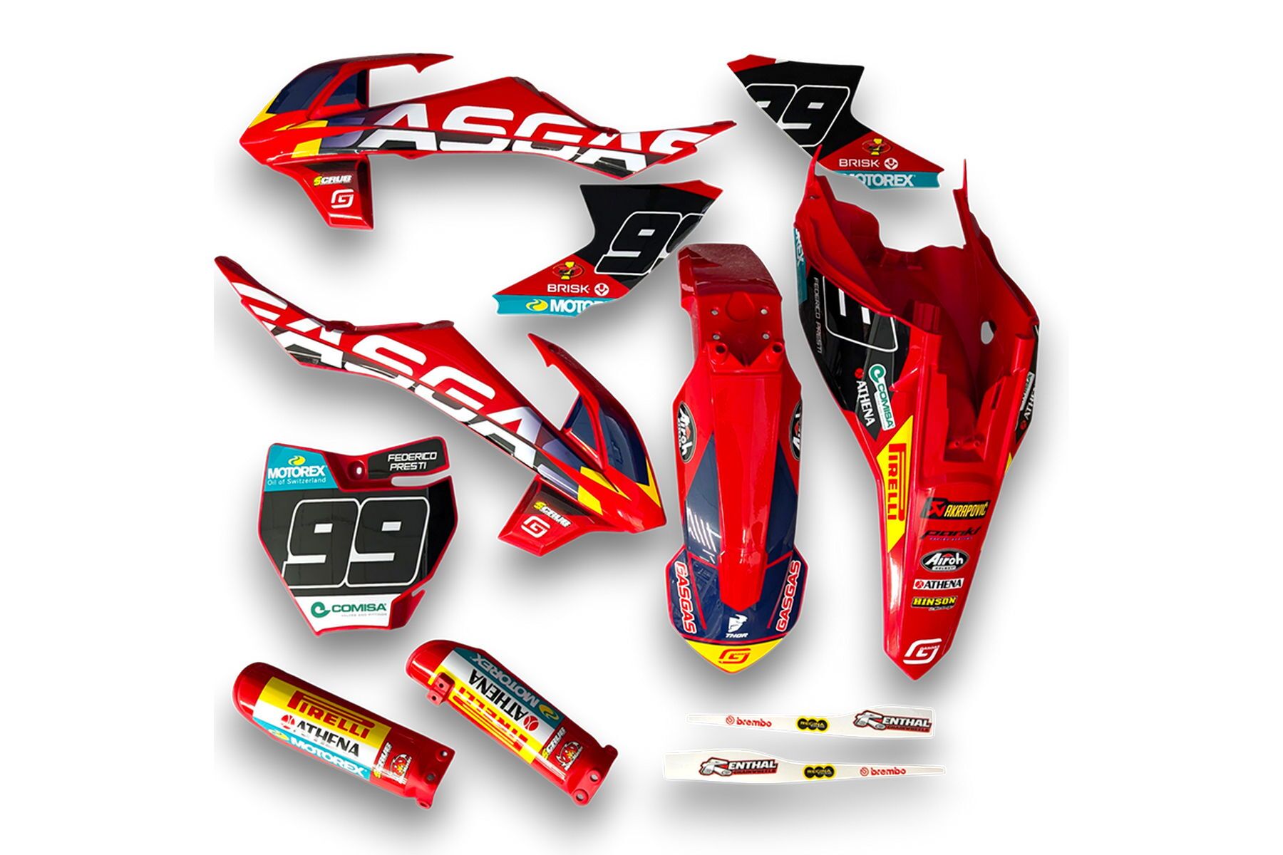 Dekor Gas Gas Auf Plastiks Beklebt Fuer Mx Und Enduro Modelle 07