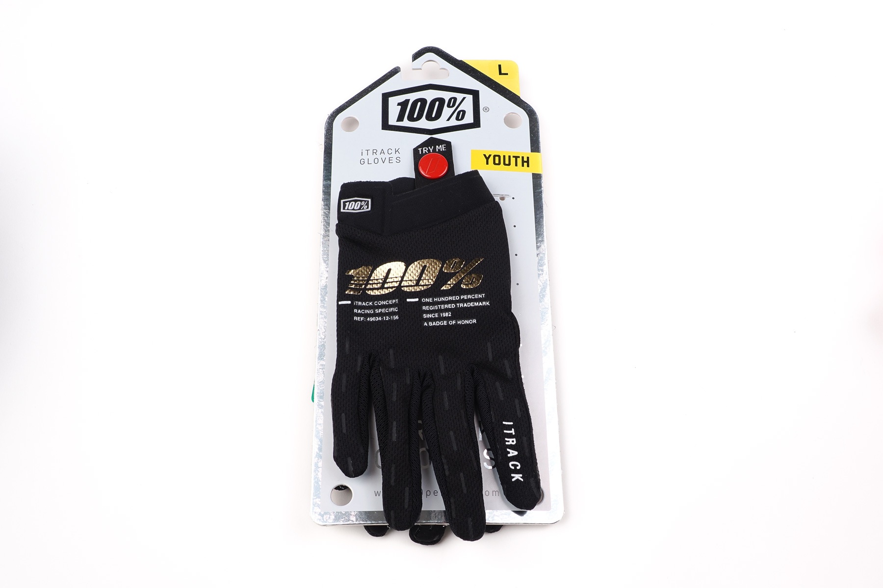 100% Handschuhe Kinder Black L 100% Handschuhe Kinder Black L