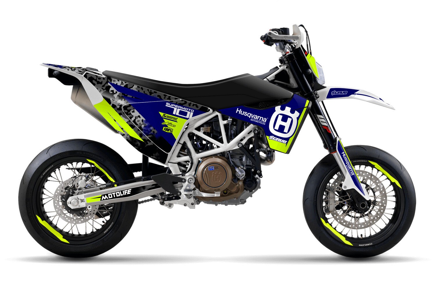 Dekor Factory Rival Blue passend für Husqvarna 701 Supermoto