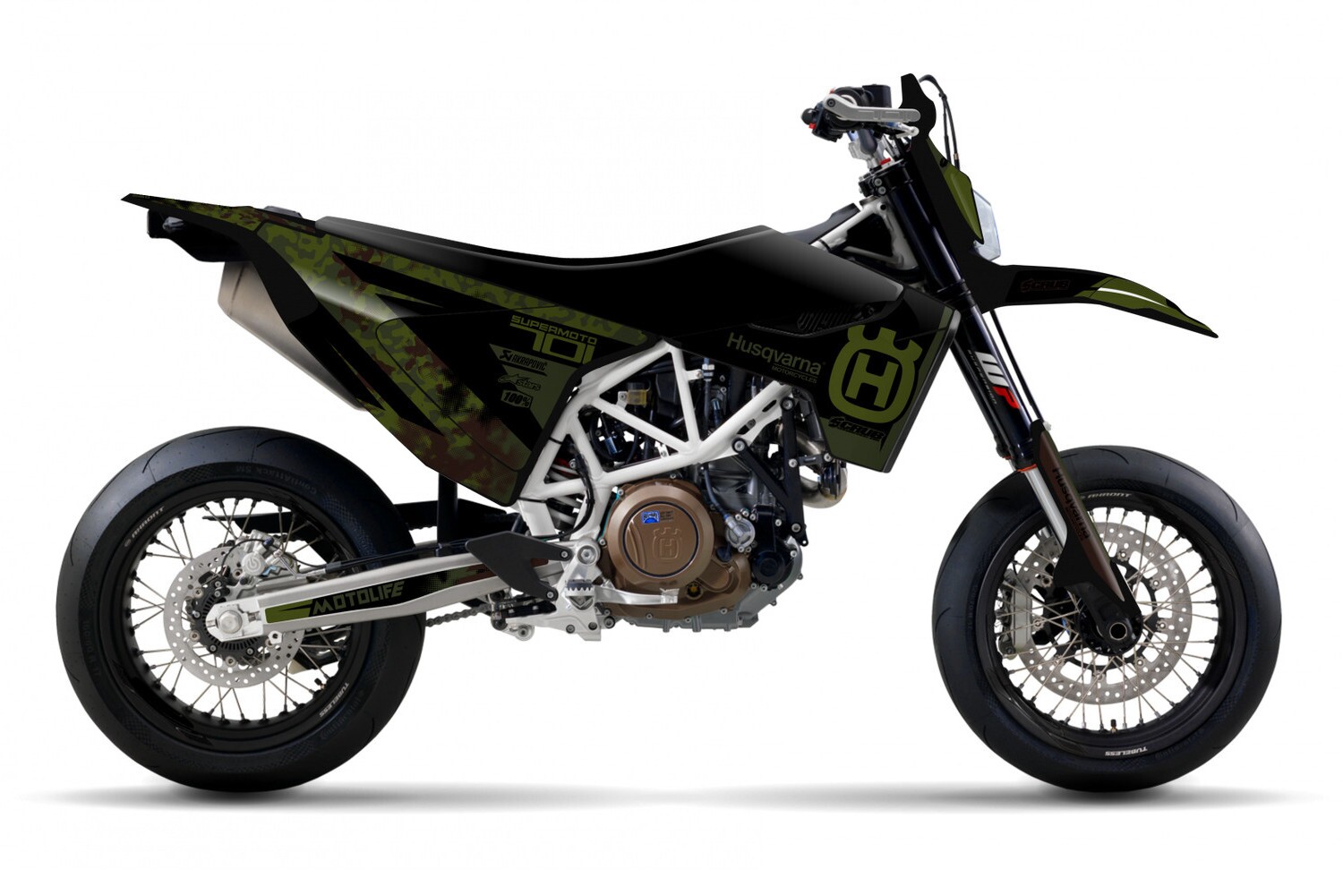 Dekor Factory Rival Camo passend für Husqvarna 701 Supermoto
