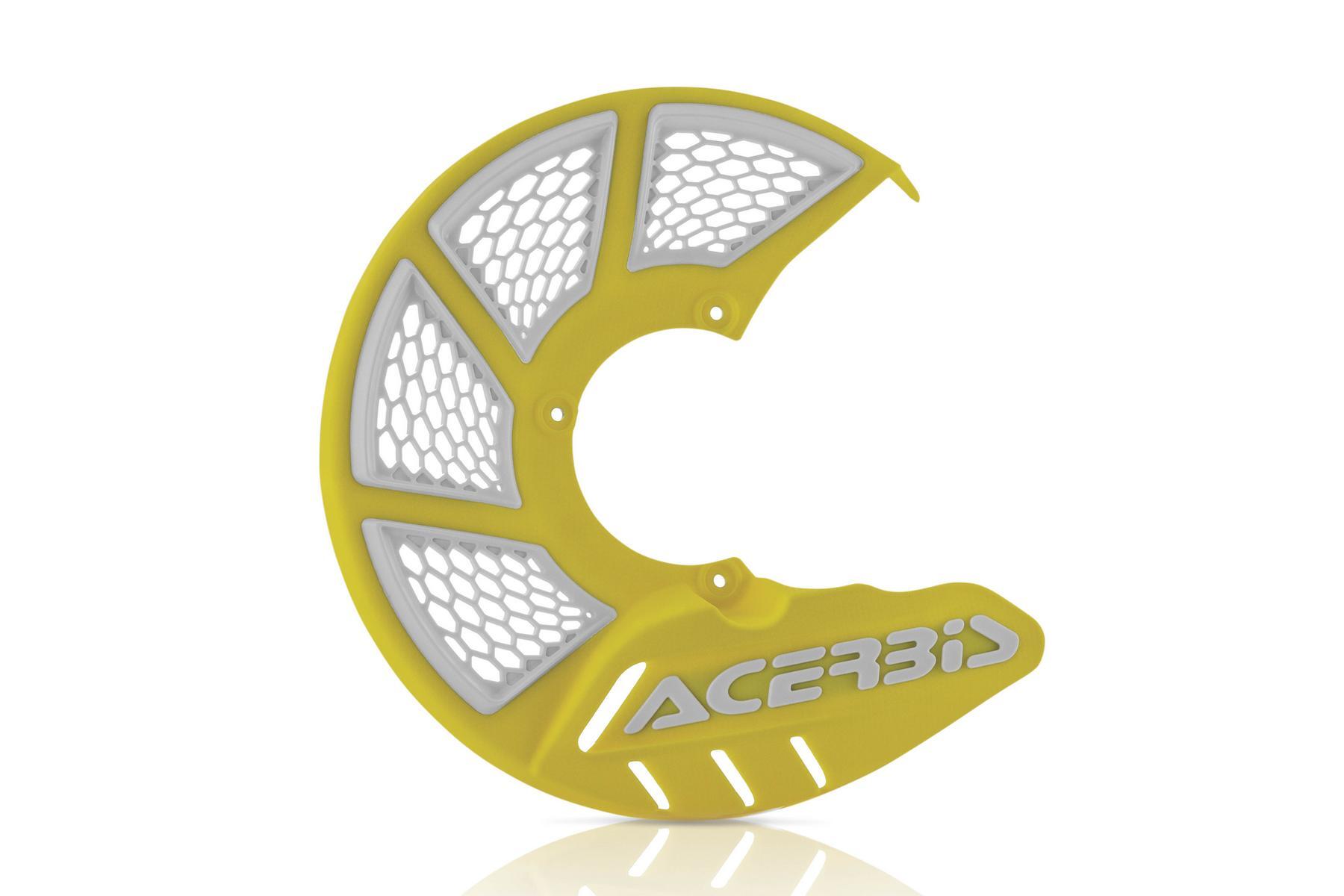 Acerbis-Bremsscheibenschutz-X-Brake-Gelb Acerbis Bremsscheibenschutz X-Brake Gelb, Inkl. Anbaukit – Bild 1