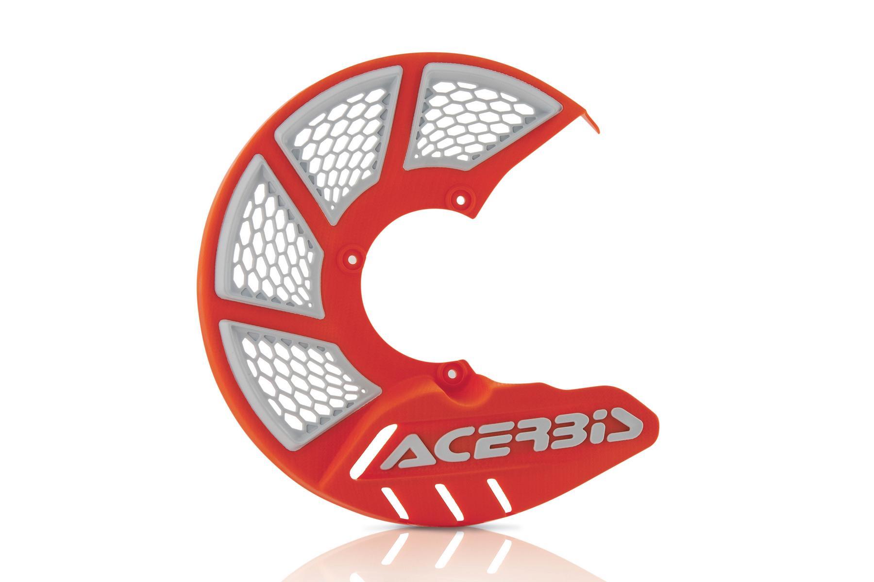 Acerbis-Bremsscheibenschutz-X-Brake-Orange Acerbis Bremsscheibenschutz X-Brake Orange, Inkl. Anbaukit – Bild 1