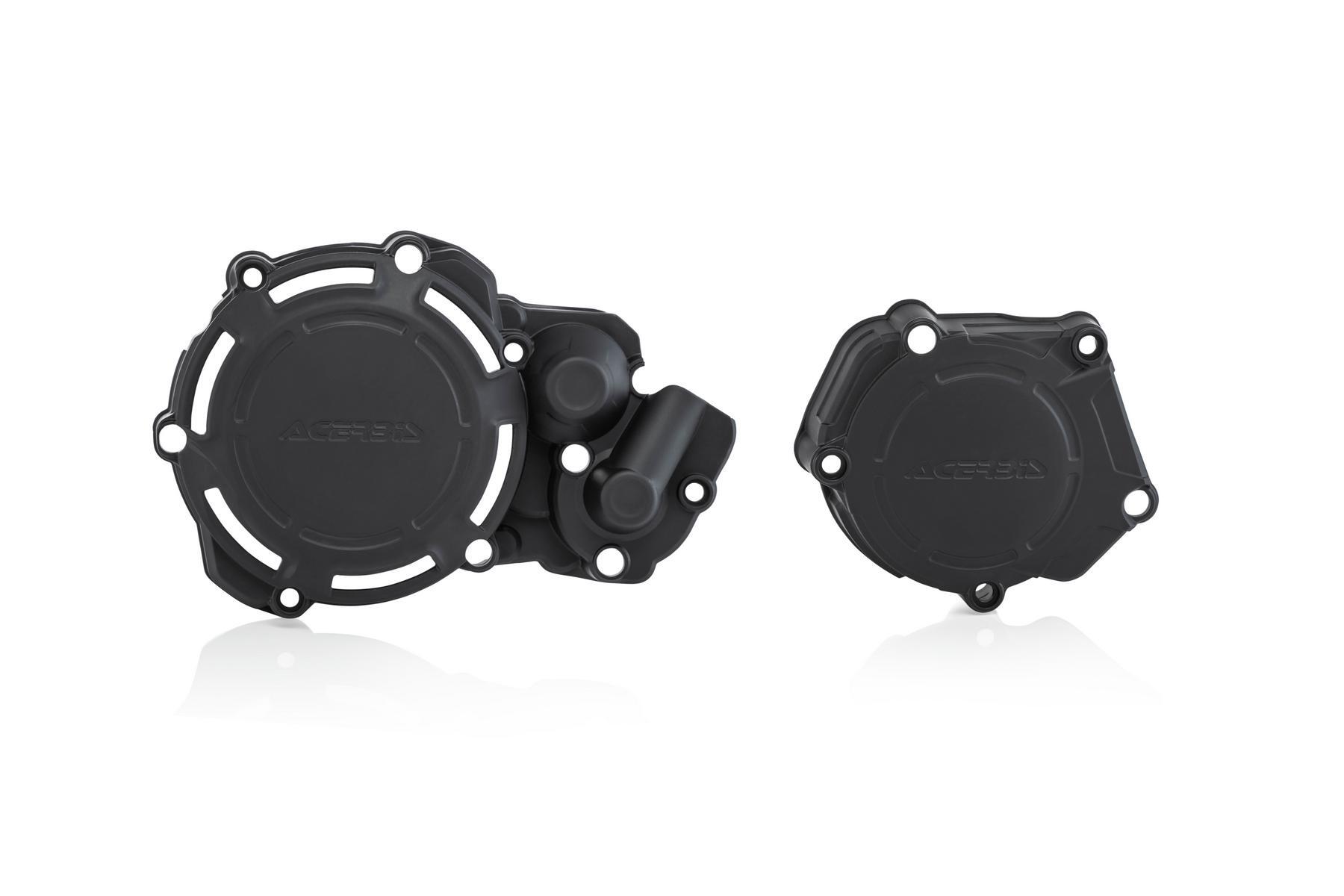 Acerbis Kupplungs / Zündungsdeckelschutz X-Power passend für Yamaha Schwarz – Bild 1