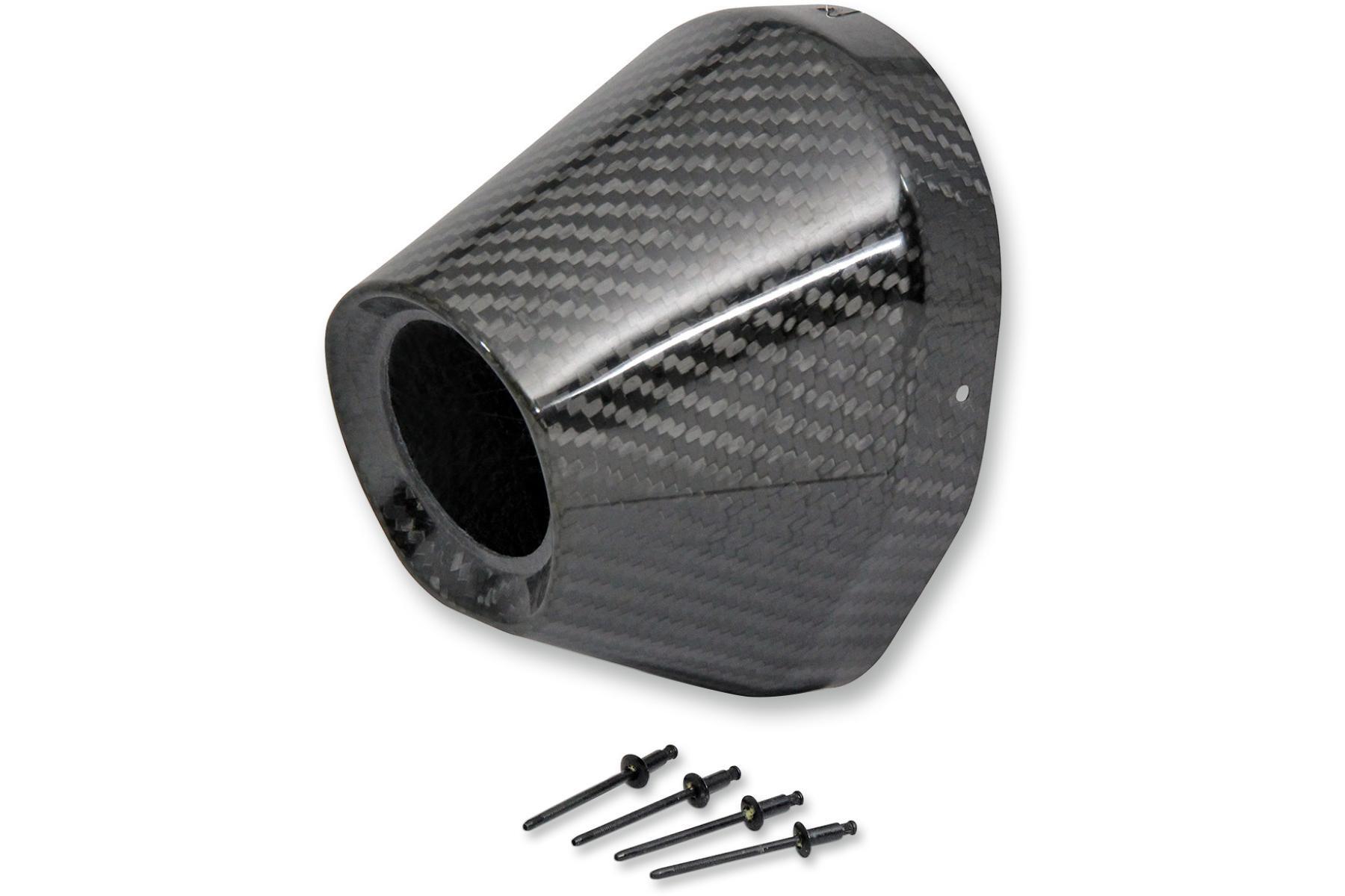 Pro Circuit Carbon Endkappe (1) Pro Circuit Carbon Endkappe passend für Kawasaki KXF250 – Bild 1