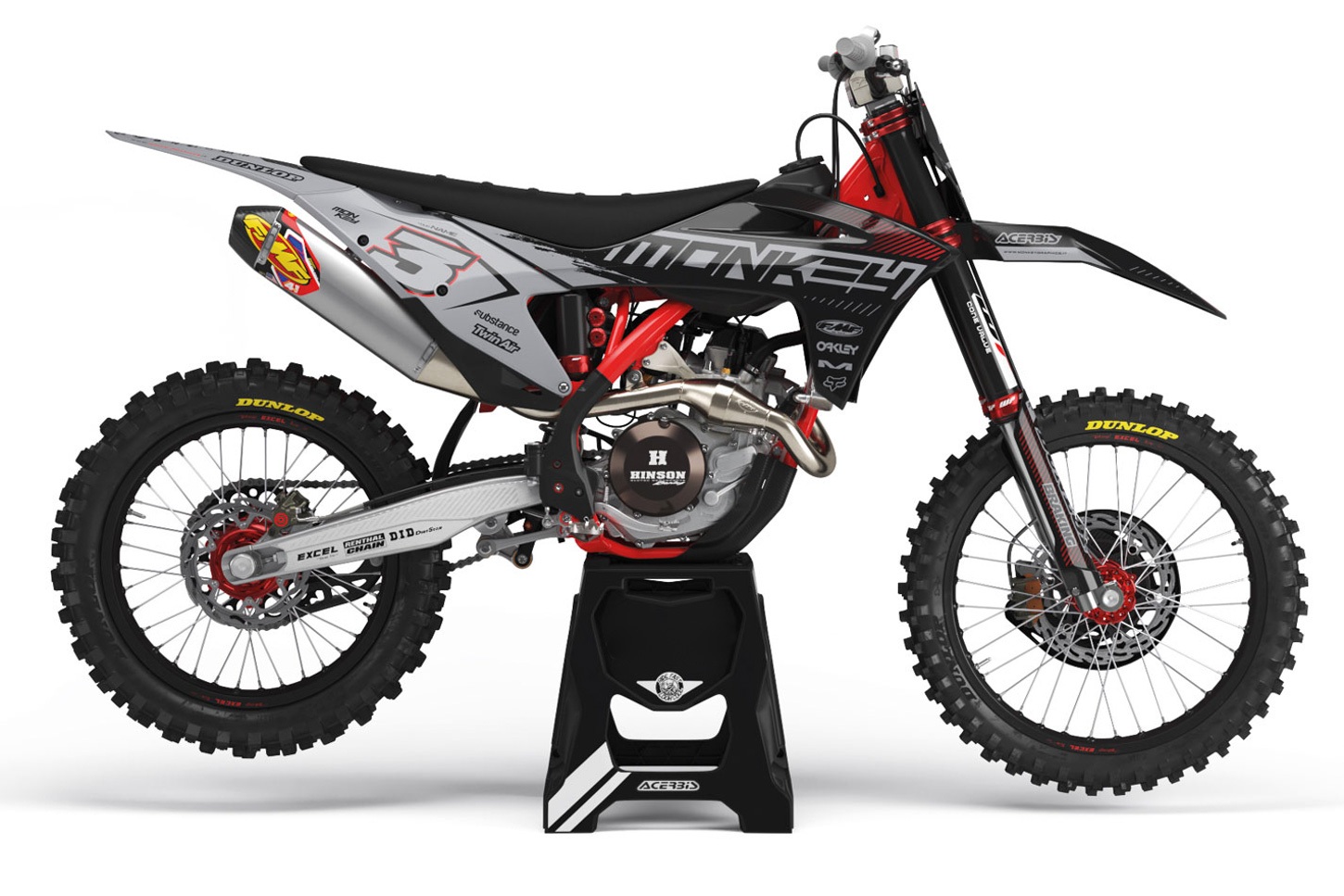 Dekor Factory Joka Grey Limited Edition passend für Gas Gas – Bild 1