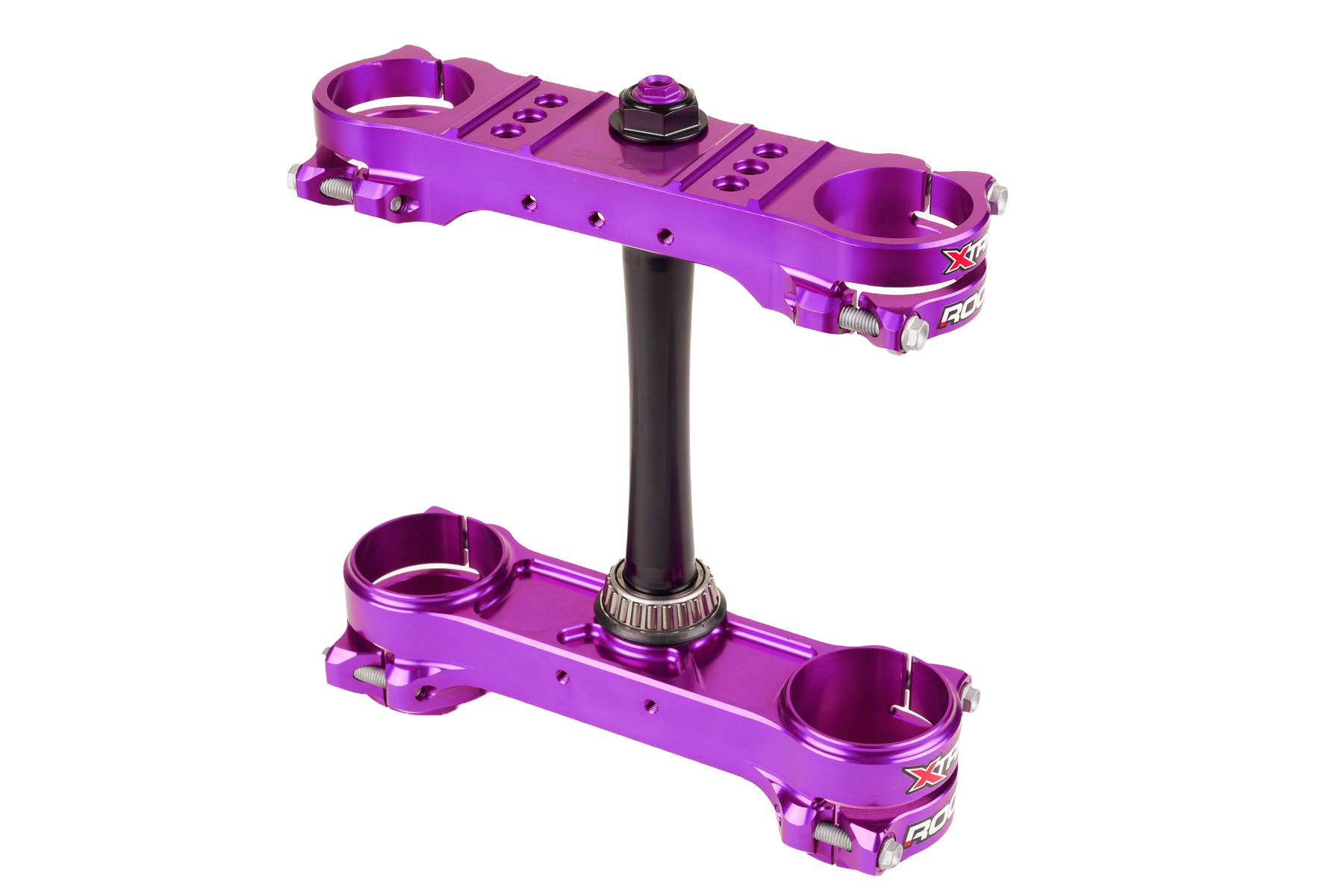 Xtrig Gabelbrücke Rocs Supermoto passend für Gas Gas EC EC-F 2021 – 2023 in Purple – Lila – Bild 1