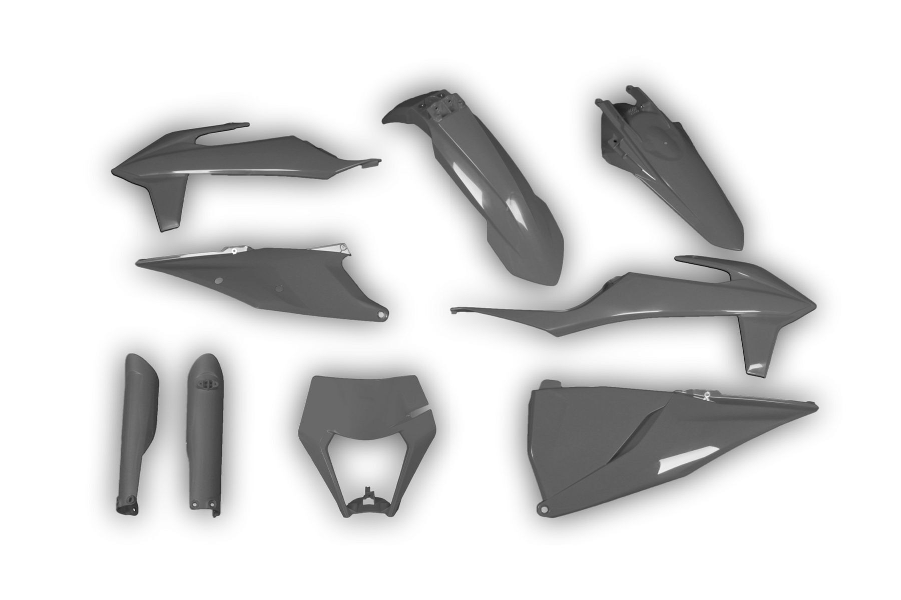 Polisport Plastik Full Kit passend für KTM EXC EXCF 2020 – 2023 Anthrazit Polisport Plastik Full Kit passend für KTM EXC EXCF 2020 – 2023 Anthrazit – Bild 1