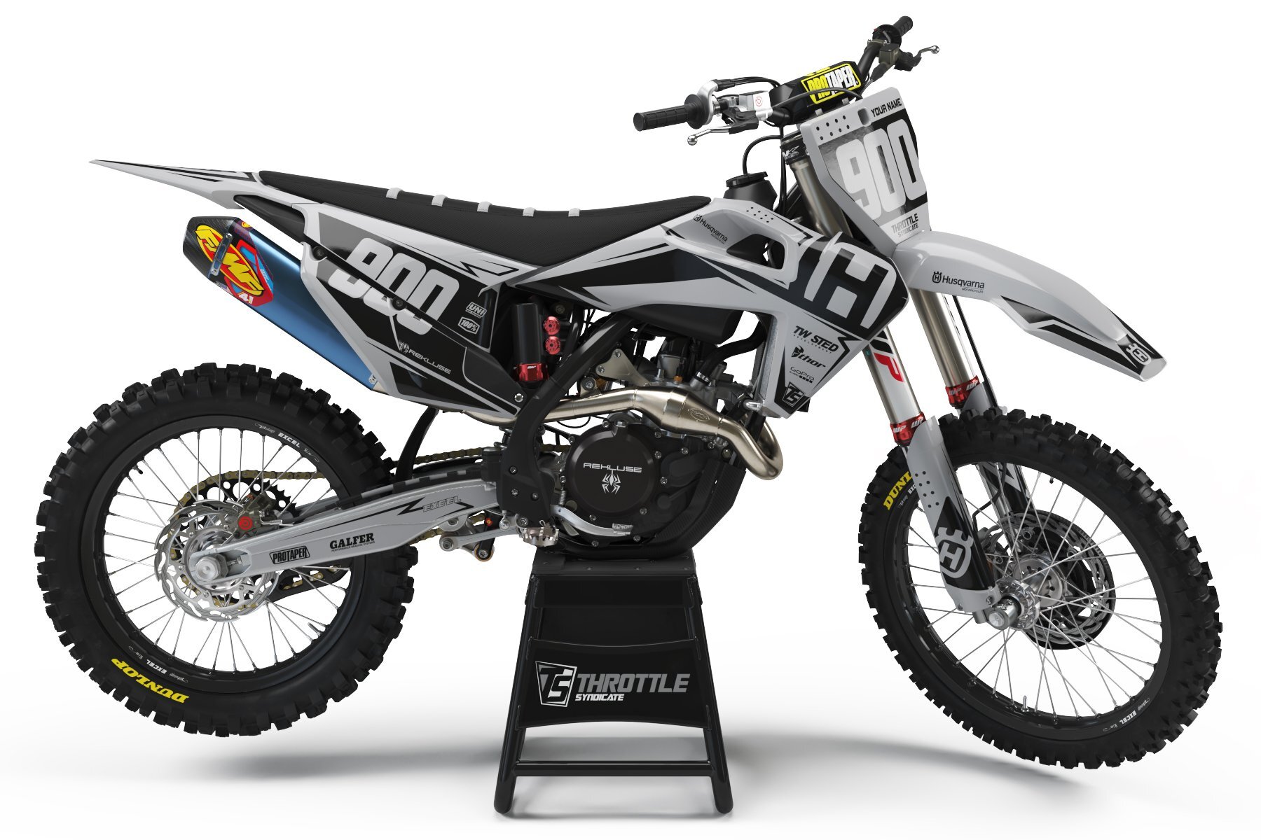 Dekor Factory Frontline Grey Limited Edition passend für Husqvarna – Bild 1