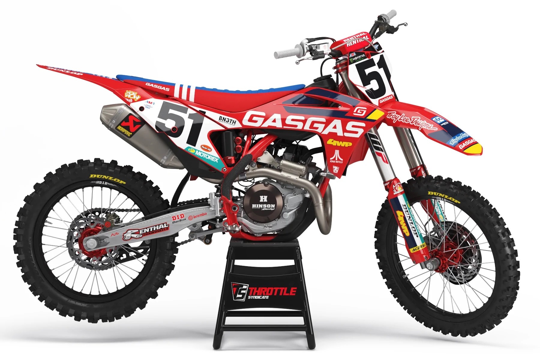 Dekor Troy Lee Designs Factory Limited Edition 2022 passend für Gas Gas – Bild 1