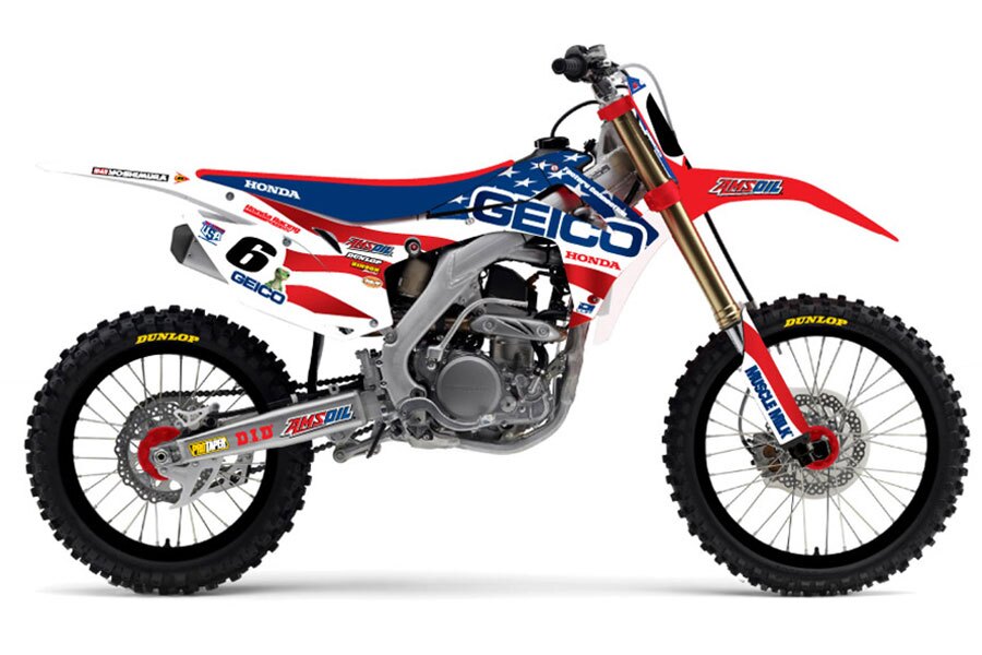 Dekor Geico 2014 MXON Edition passend für Honda – Bild 1