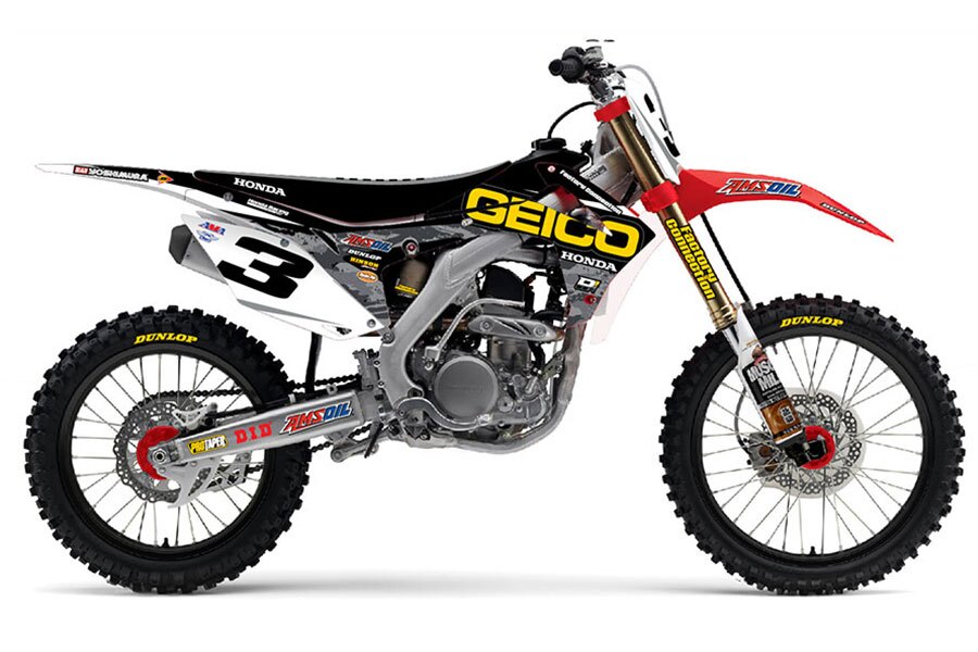 Dekor Geico 2015 Camo Edition passend für Honda – Bild 1