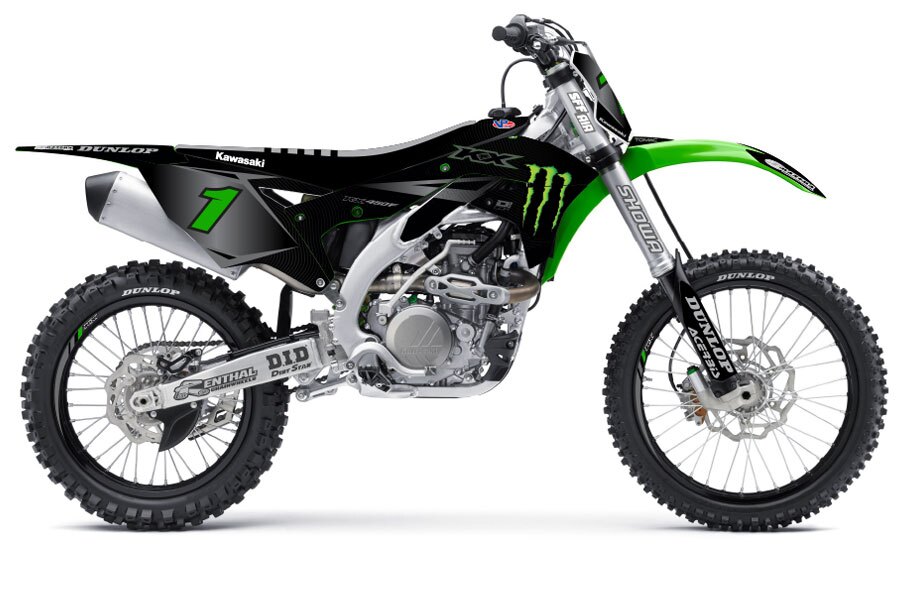 Dekor Monster Energy 2017 MEC Edition passend für Kawasaki – Bild 1