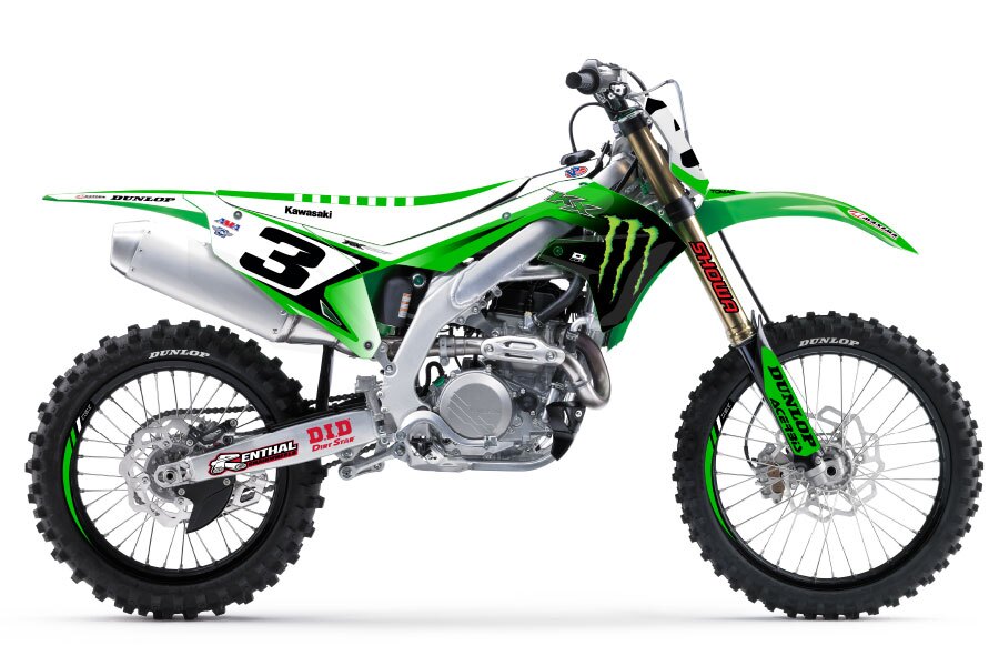 Dekor Monster Energy 2018 Vegas Edition passend für Kawasaki – Bild 1