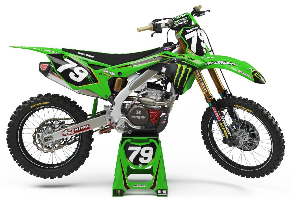 Dekor Pro Circuit 2020 Team Green Edition passend für Kawasaki – Bild 1