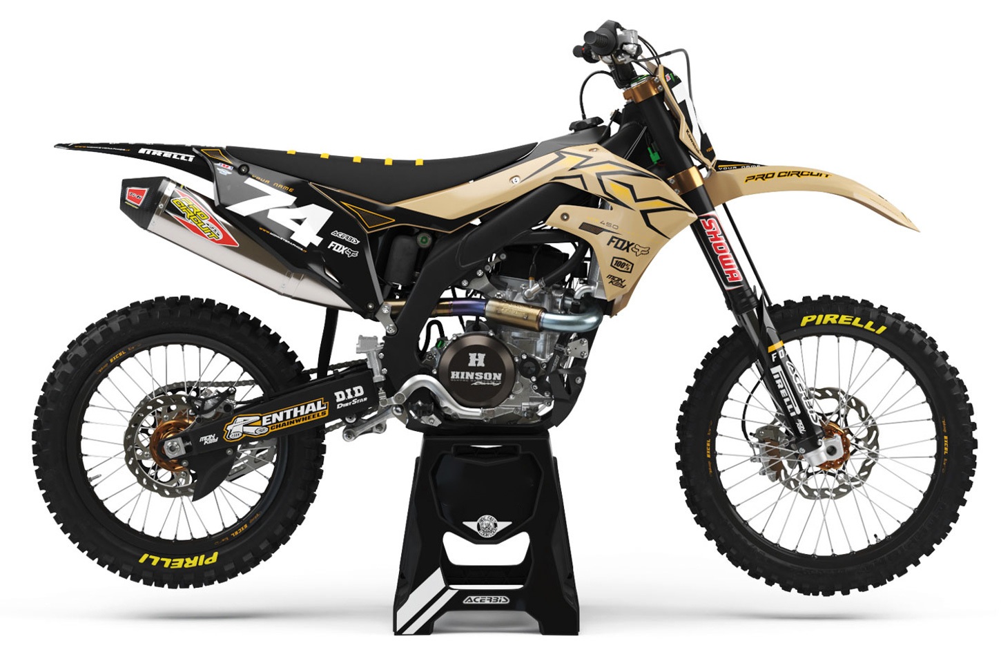 Dekor Factory Gains Sand Limited Edition passend für Kawasaki – Bild 1
