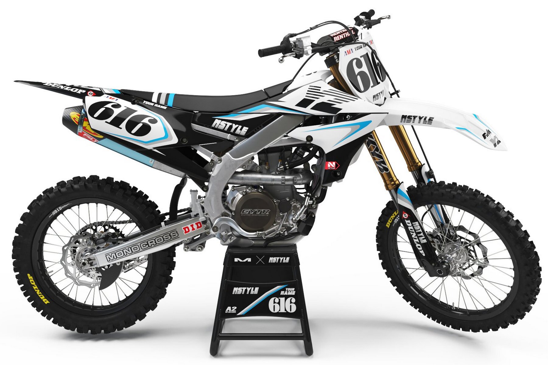 Dekor Retro Stay White Limited Edition passend für Yamaha – Bild 1