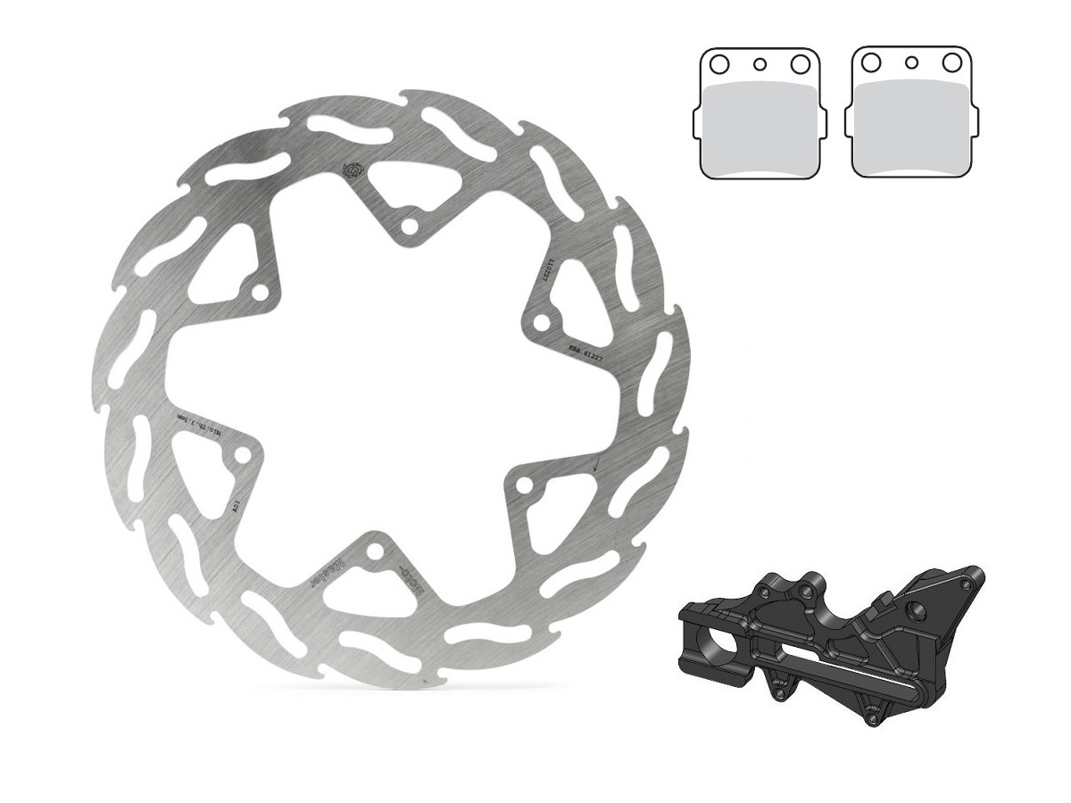 Moto-Master Bremsscheiben-Kit Flame Oversize 240 mm Hinten 1 Moto-Master Bremsscheiben-Kit Flame Oversize 240 mm, Hinten passend für Husqvarna – Bild 1