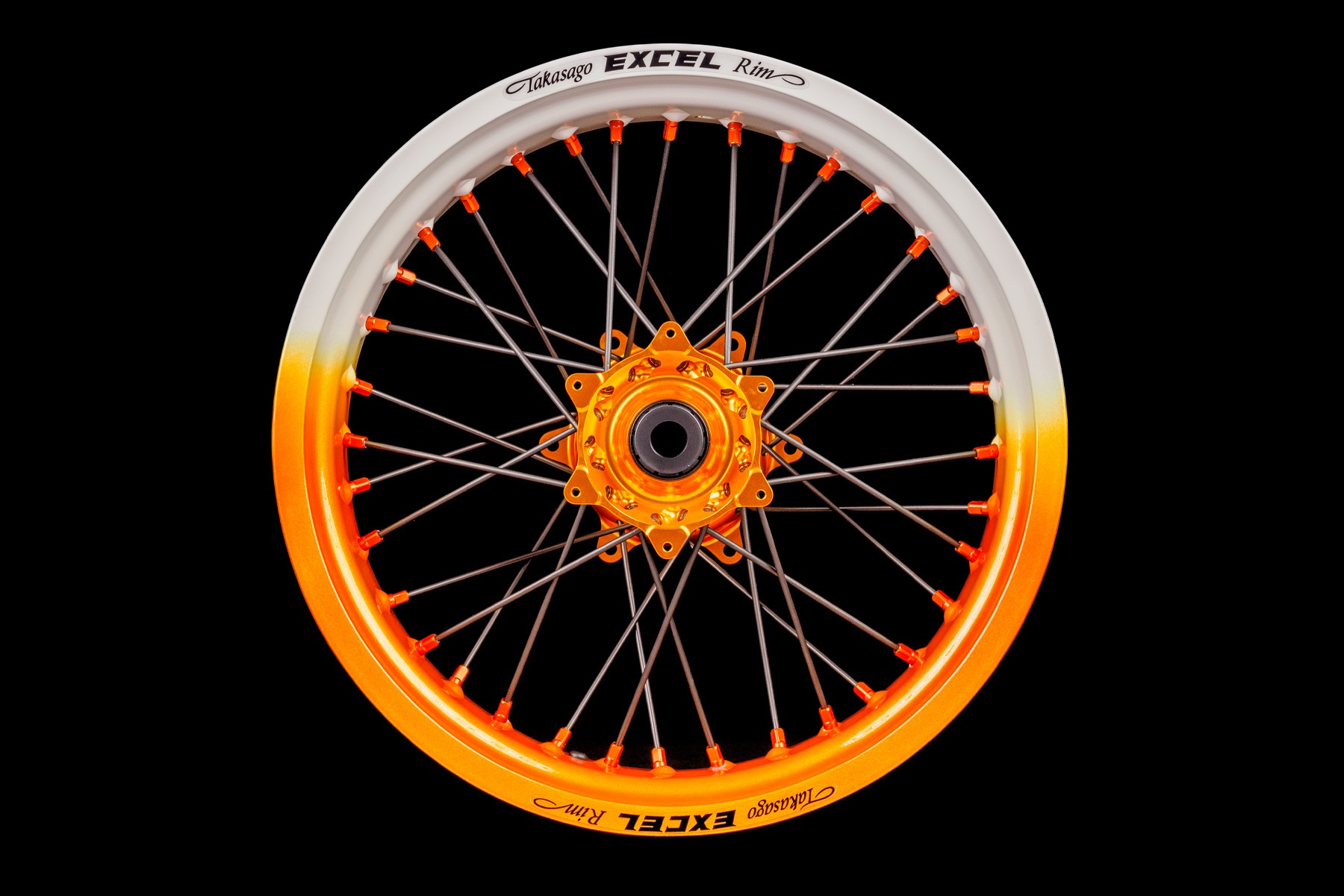 Supermoto Radsatz von Haan Wheels mit Pulver Beschichtung in Wunschfarbe – Bild 1