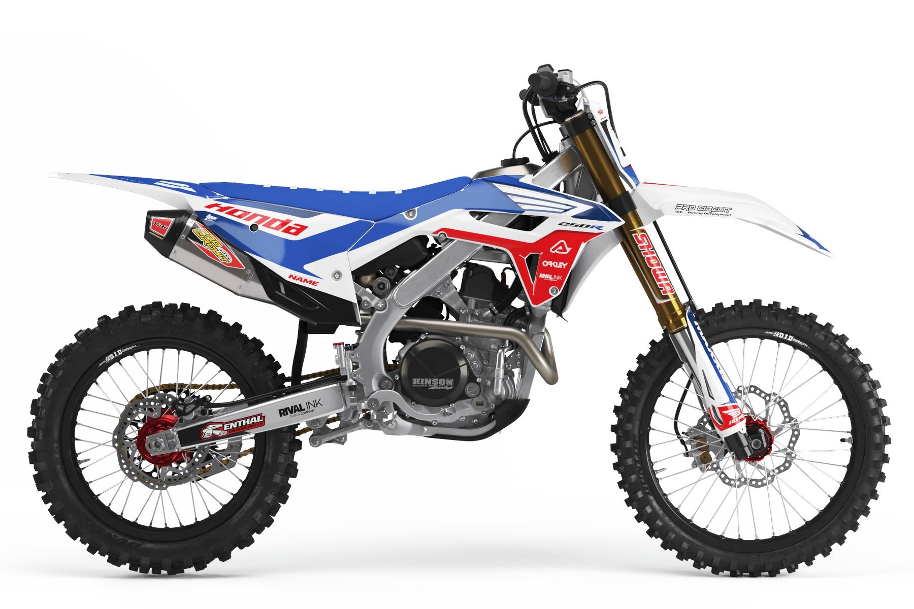 Dekor Factory Future Blue Limited Edition passend für Honda – Bild 1