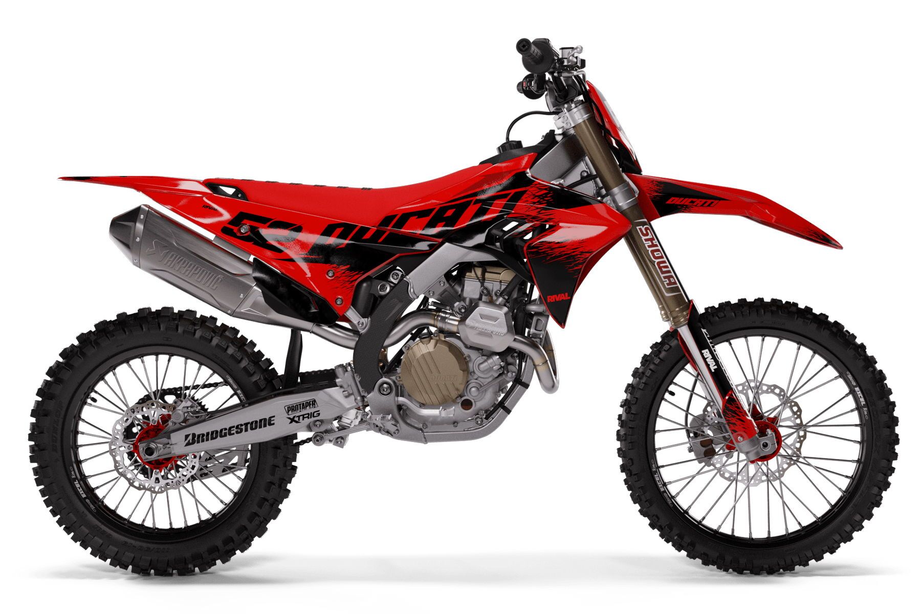 Dekor Factory Devil Red Limited Edition passend für Ducati Desmo – Bild 1