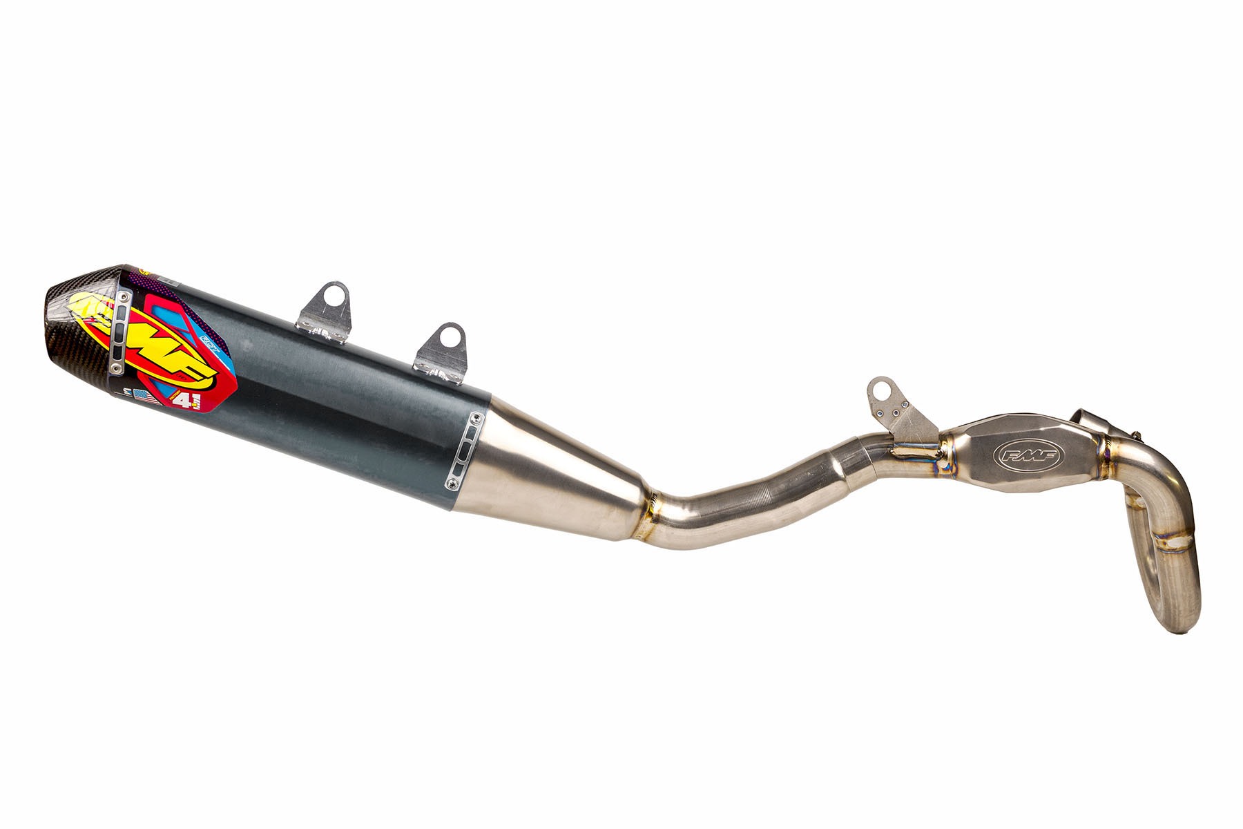 FMF Auspuffanlage Factory 4.1 RCT aus Edelstahl passend für Triumph TF 450 X 2024 – 2026 – Bild 1