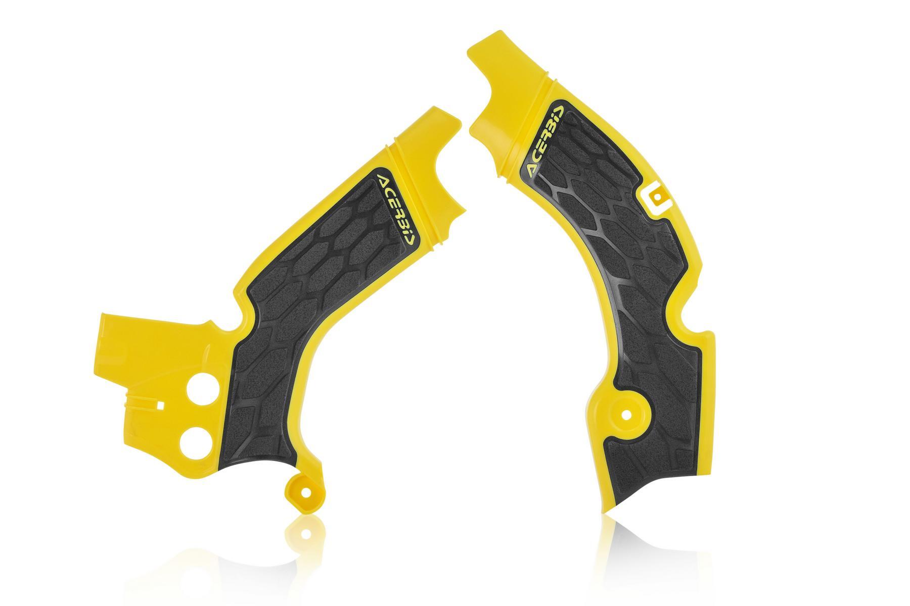 Acerbis-Rahmenschutz-X-Grip-Suzuki-Gelb-Schwarz Acerbis Rahmenschutz X-Grip passend für Suzuki Gelb - Schwarz – Bild 1