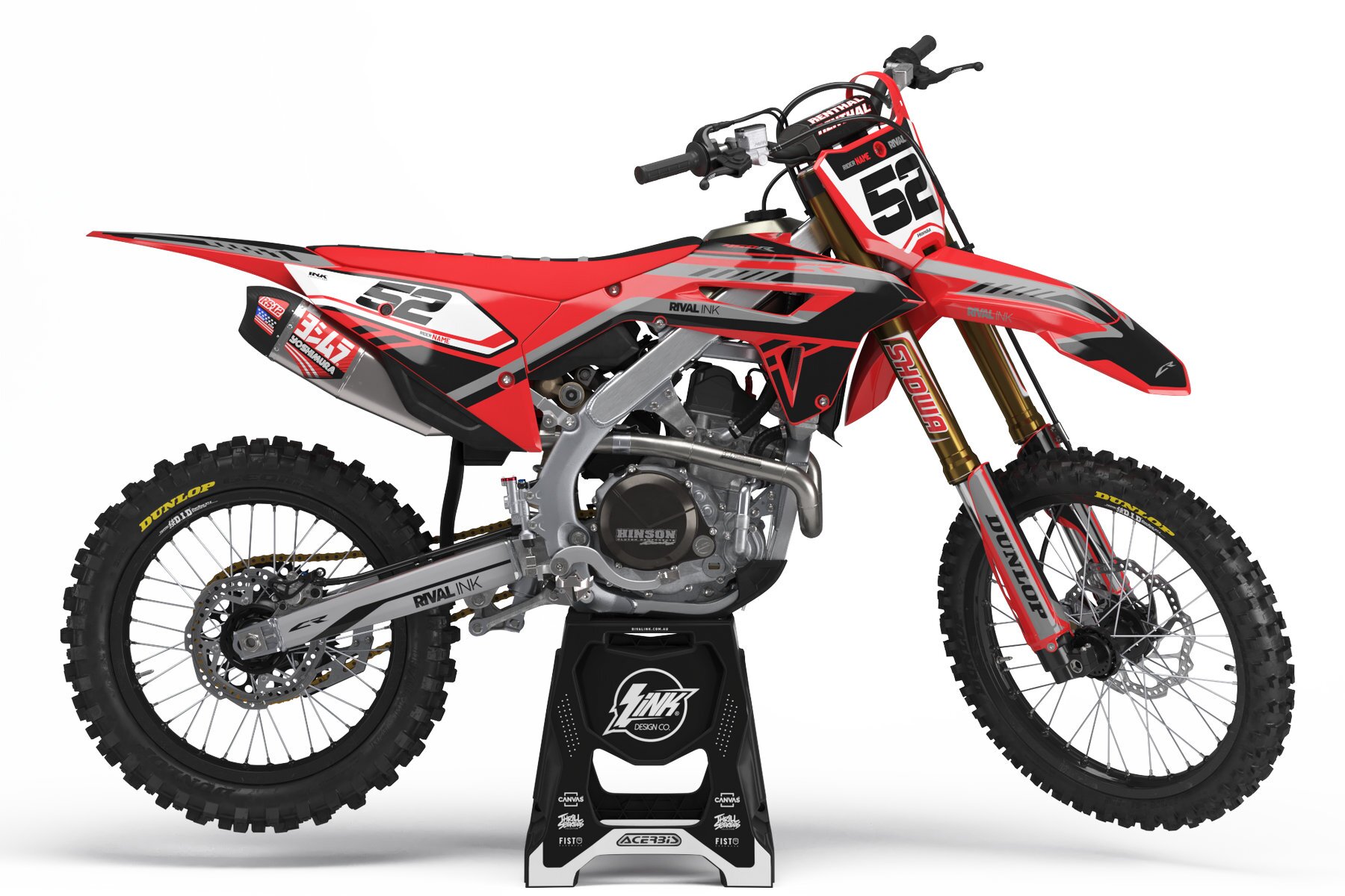 Dekor Factory Onca Red Limited Edition passend für Honda – Bild 1