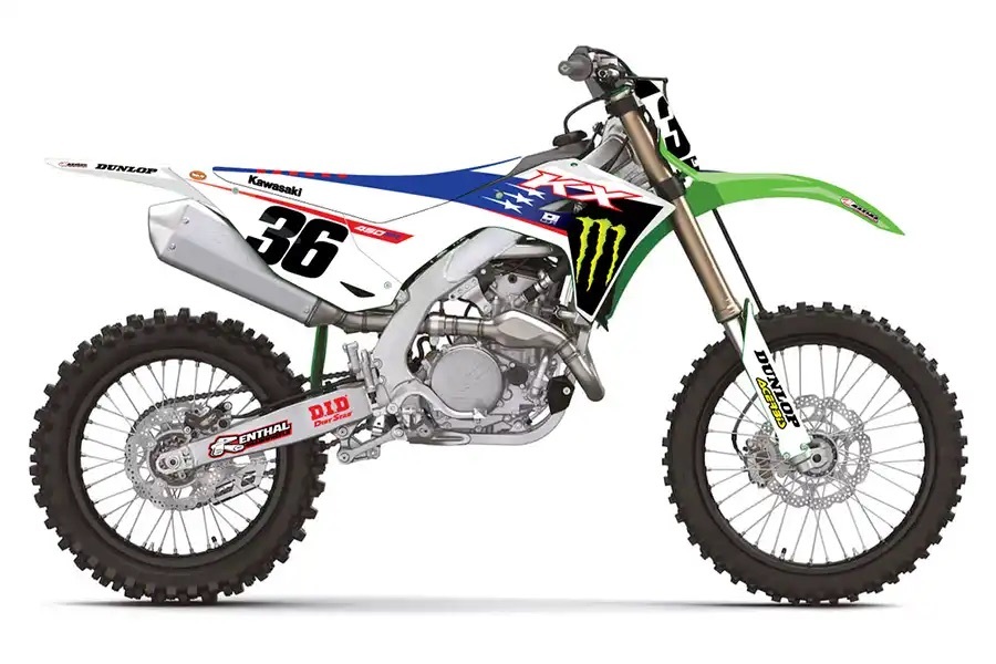 Decal Monster Energy 2026 USA Edition Fits Kawasaki
