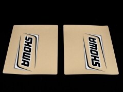 Factory Gabelaufkleber Klar - Showa Schwarz