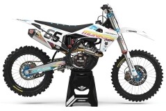 Dekor Factory Retro Style Blue Limited Edition passend für Husqvarna