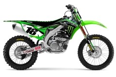 Dekor Monster Energy 2015 passend für Kawasaki