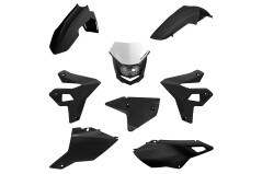 Polisport Plastik Restyle – Kit passend für Suzuki DR-Z 400 2000 – 2024 Schwarz