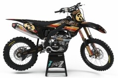 Dekor Factory Retro Black Limited Edition passend für Kawasaki