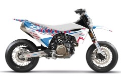 Dekor Factory Camo Blue Red passend für Husqvarna 701 Supermoto