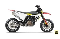 Dekor Factory Velvet White Red passend für Husqvarna 701 Supermoto