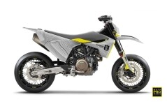 Dekor Factory William Grey Yellow passend für Husqvarna 701 Supermoto