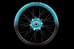 Supermoto Radsatz von Haan Wheels mit Pulver Beschichtung in Wunschfarbe