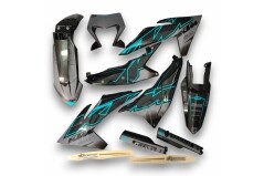 Dekor auf Plastiks beklebt für MX & Enduro Modelle passend für KTM