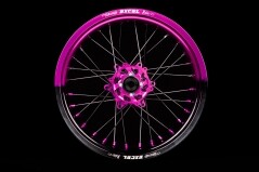 Excel Felgensatz G2 Series | Supermoto Felgen mit 50/50 Fadeübergang | Lila – Schwarz 1