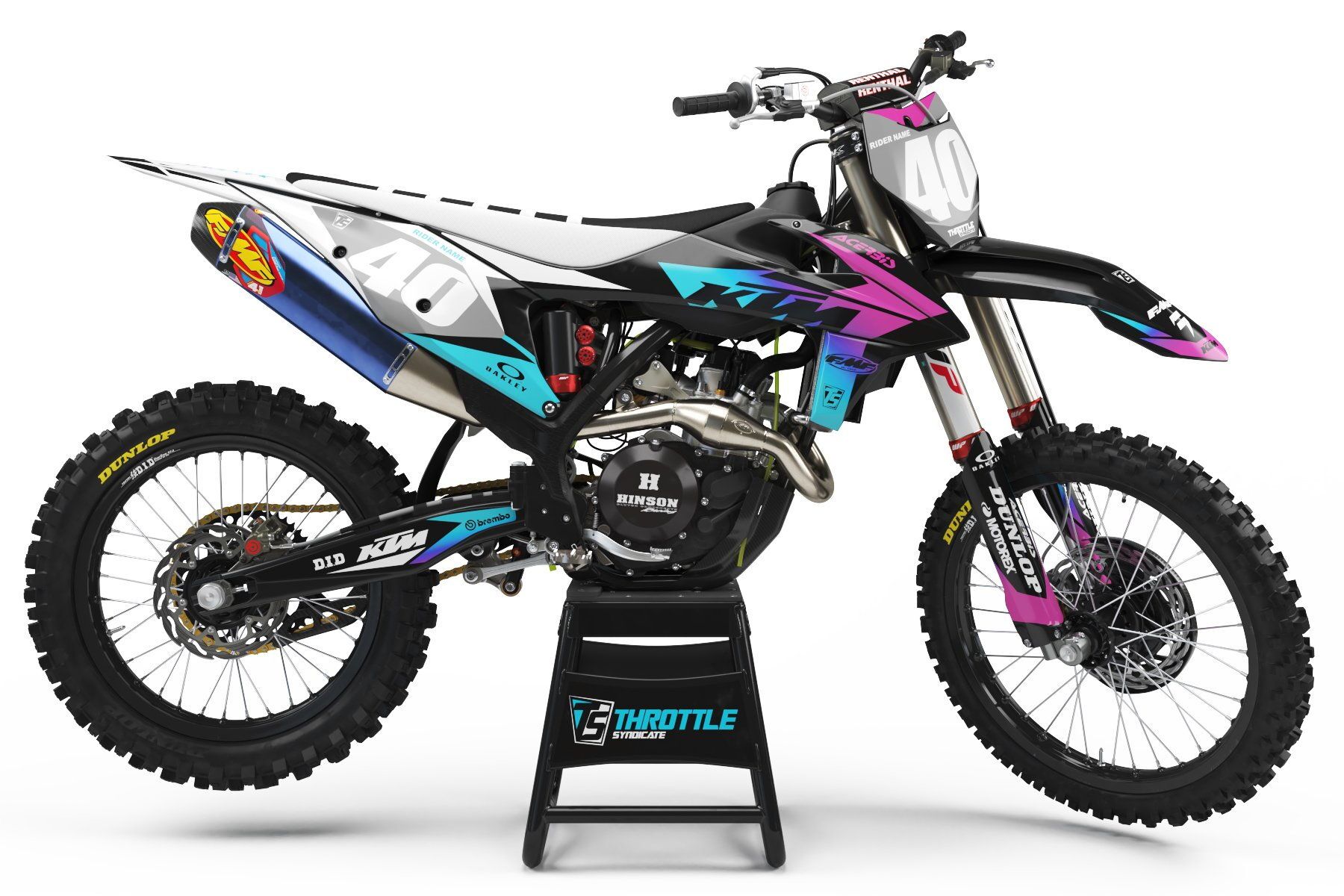 Dekor Factory Vices Black Purple Limited Edition passend für KTM – Bild 1