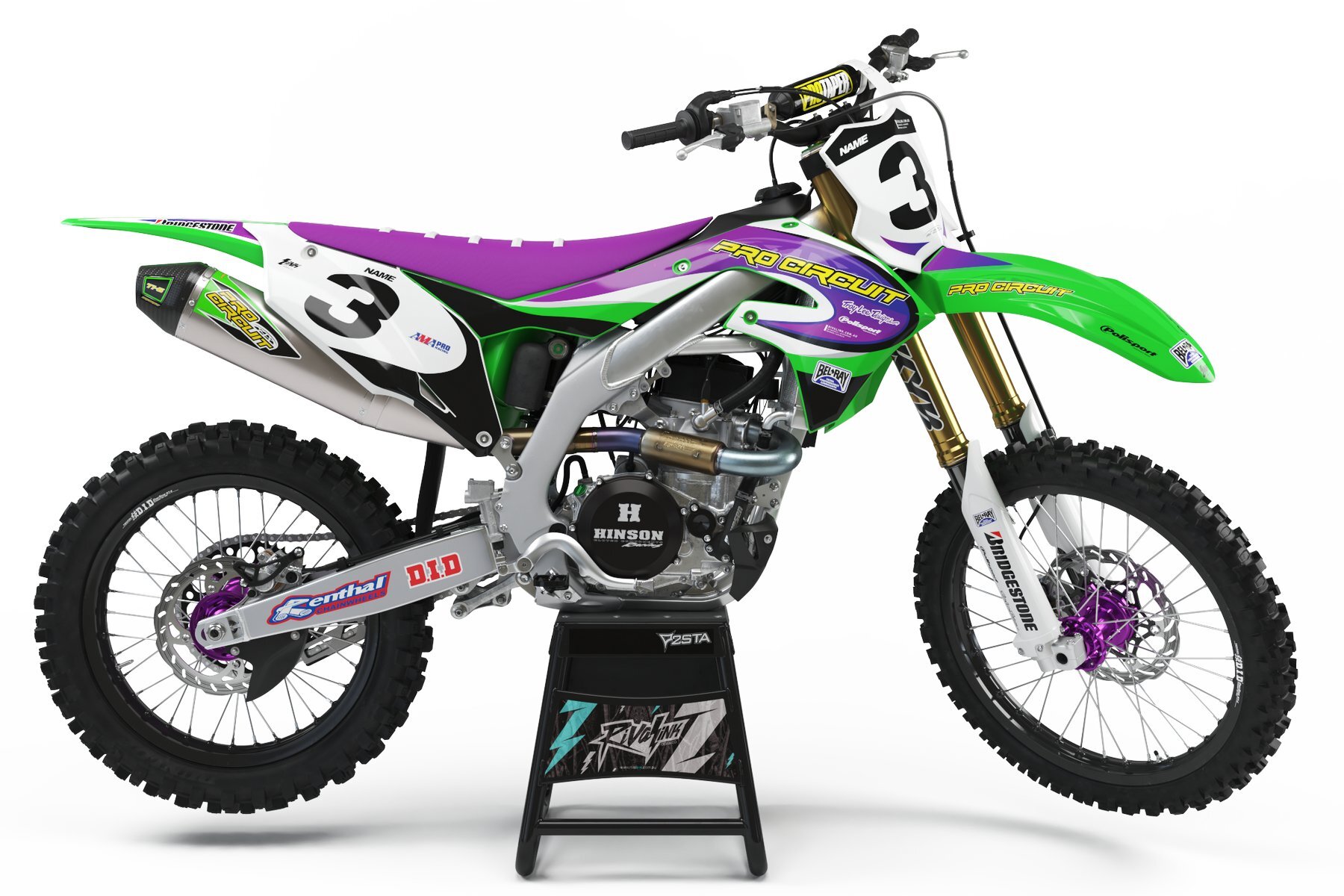 Dekor Factory Sleepless Purple Limited Edition passend für Kawasaki – Bild 1