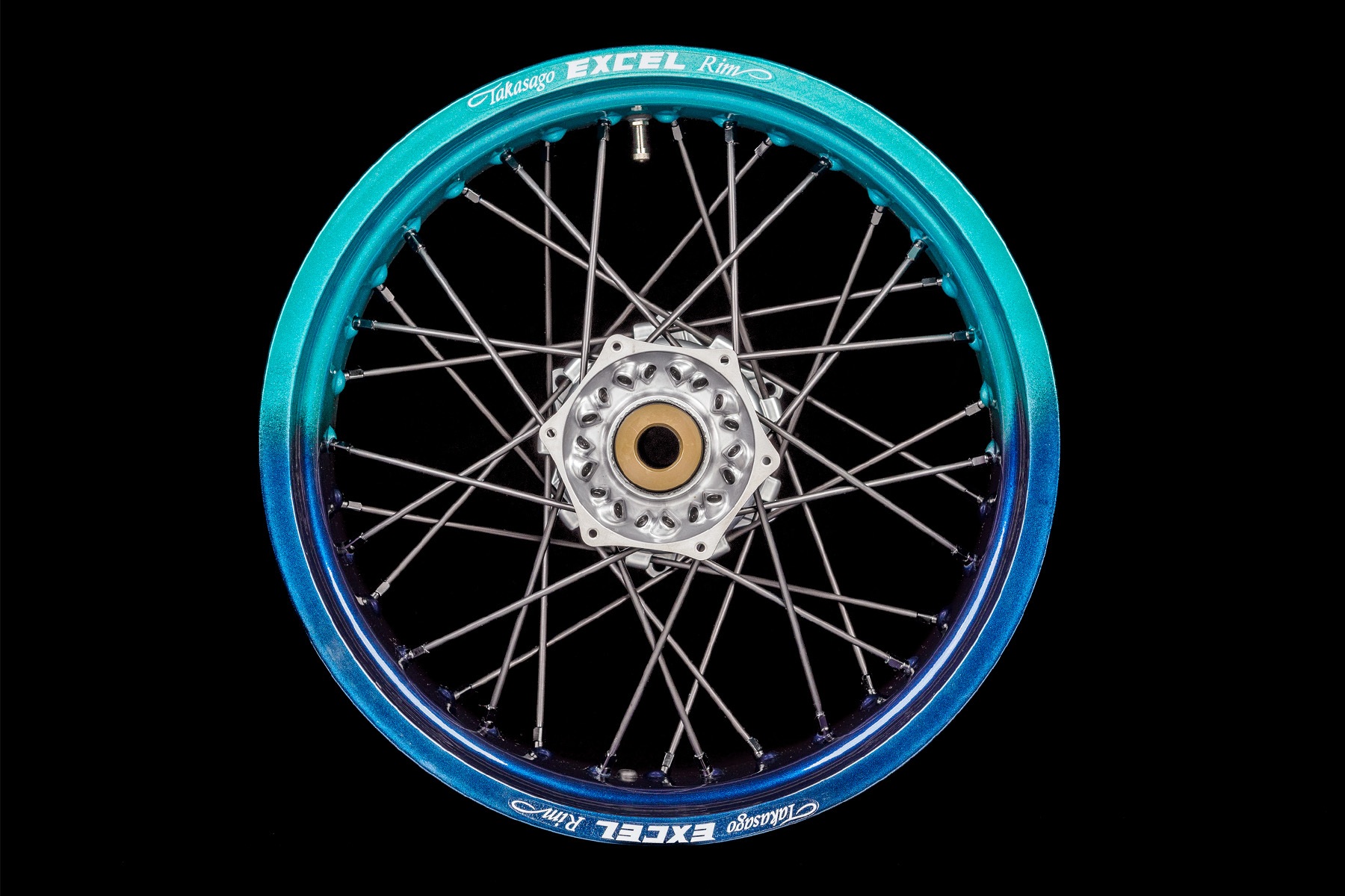 Supermoto Radsatz von Haan Wheels mit Pulver Beschichtung in Wunschfarbe – Bild 1
