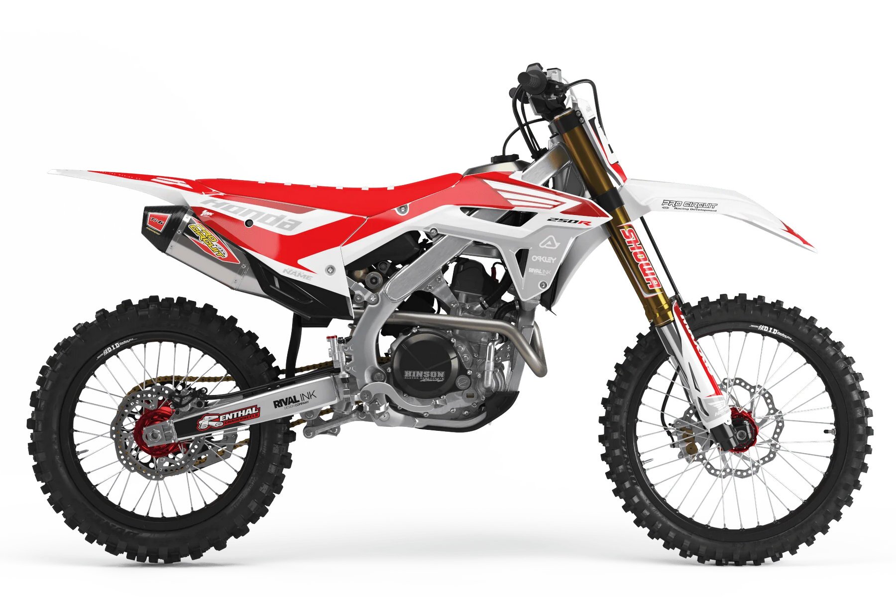 Dekor Factory Future Red Limited Edition passend für Honda – Bild 1